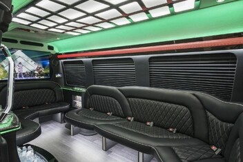Abilene Sprinter Party Bus Interior