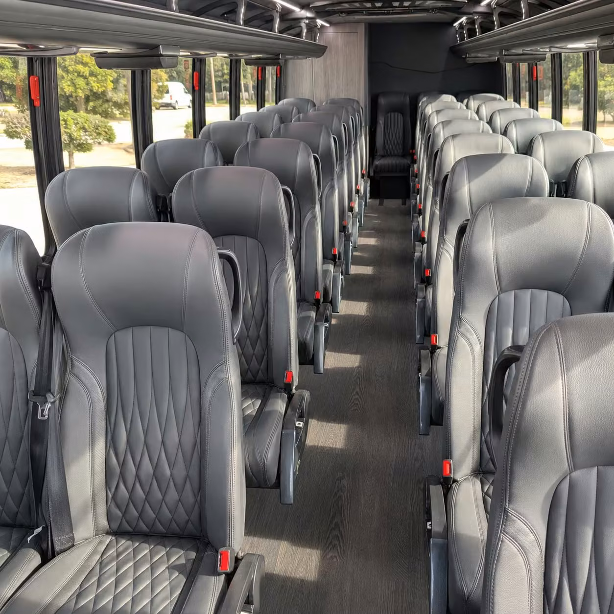 35 passenger minibus inside