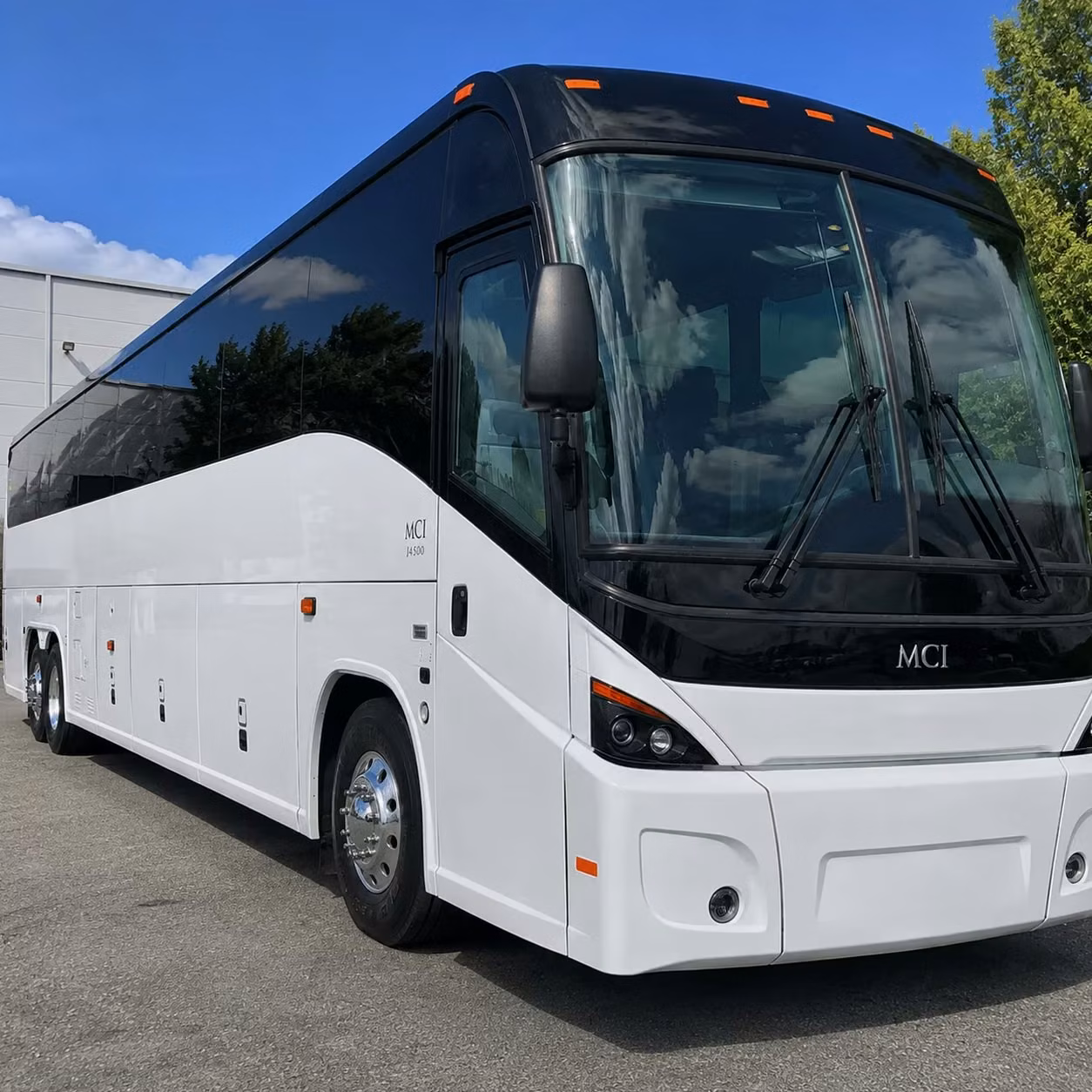 56 passenger charter bus