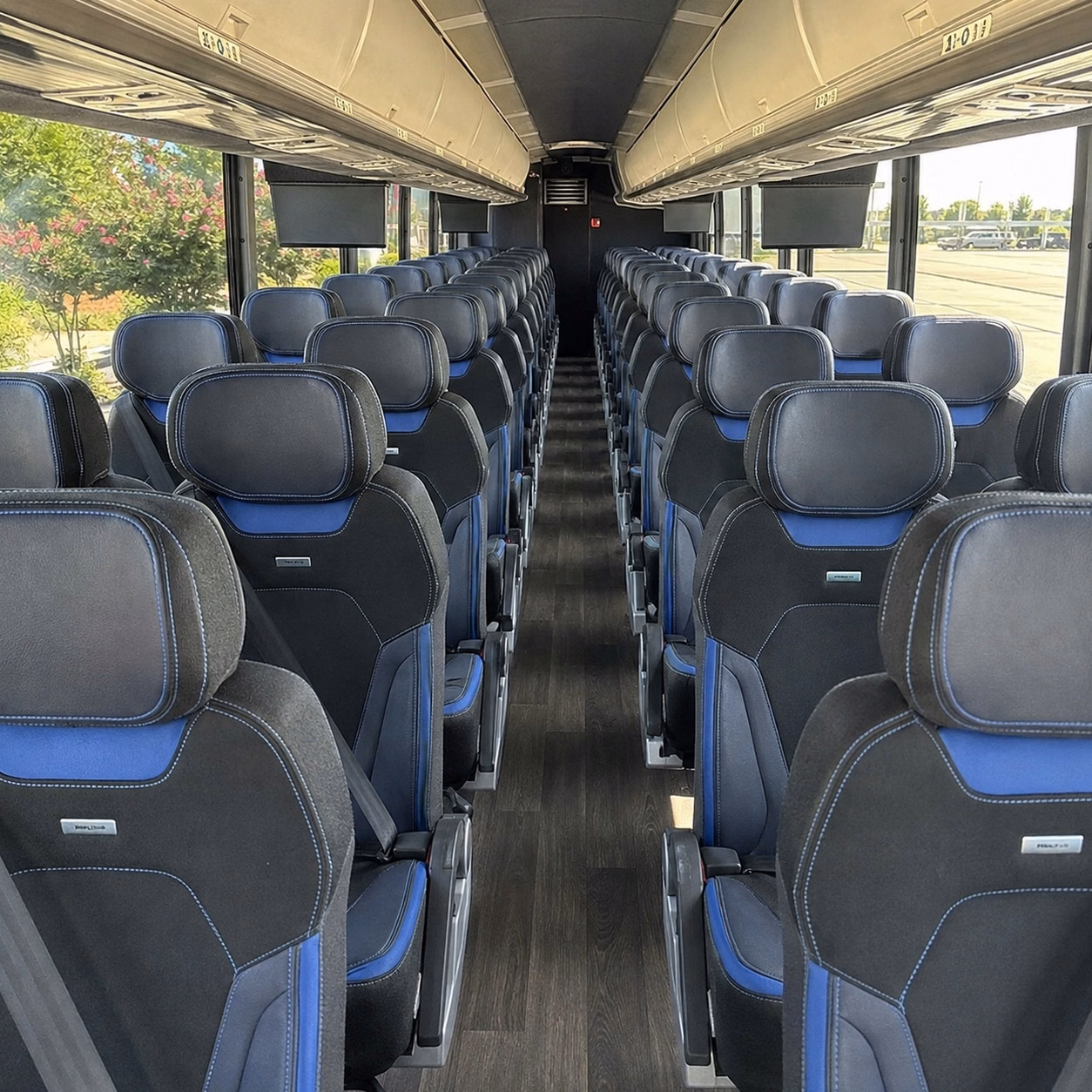 abilene charter bus interior