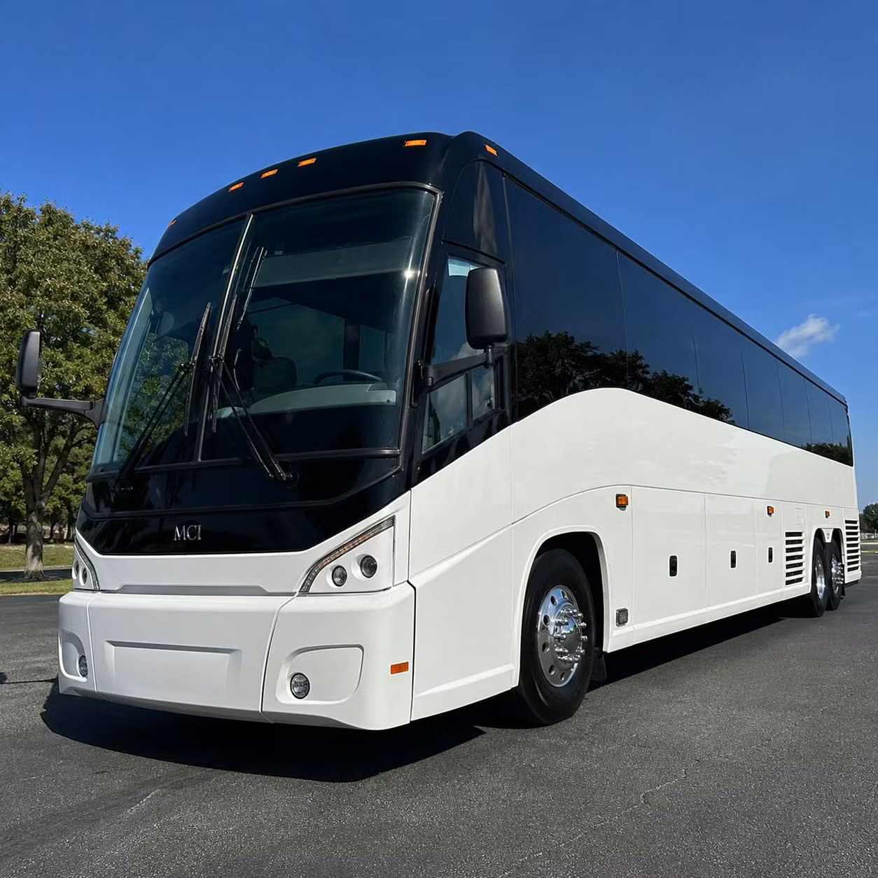 arriving at abi with a large group a charter bus makes it easy